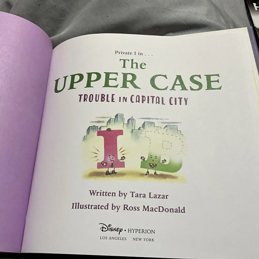 THE UPPER CASE TROUBLE IN CAPITAL CITY HARDCOVER W/ DUST COVER 1ST ED. 2019 NEW